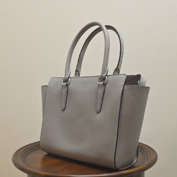 Coach Silver Satchel Bag - Picture 2 of 3